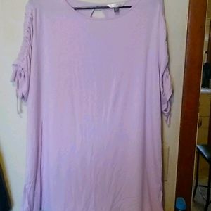 NEW POWDER PINK SOFT STRETCHY TERRA & SKY TOP 0X